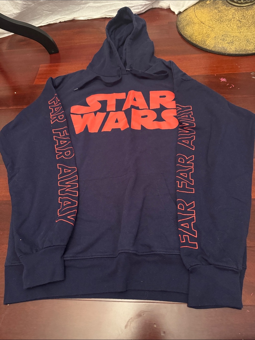Star Wars Men's Navy Crewneck Sweater with Red Logo